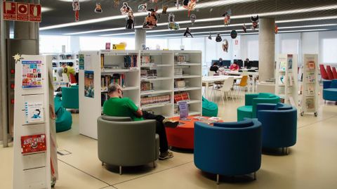 Foto de archivo de la biblioteca N�s de Ourense.