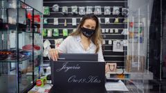 Janice Torres, empleada de local de empe�os asaltado por el m�todo del butr�n