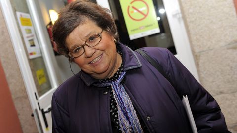 Cristina Almeida en una imagen de archivo en Ferrol