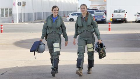 La princesa Leonor en la Academia del Aire, en una de sus im�genes del a�o para la Casa Real