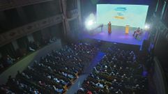 Vista del teatro Jofre durante la celebraci�n del D�a de San Xiao el pasado a�o.