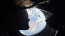 Vista de la Tierra desde el Artemis II.
