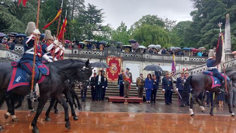 Desfile de la jura de bandera en Lugo