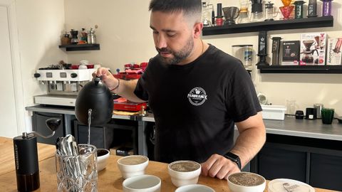 Las catas de café que realizan en Panoramix