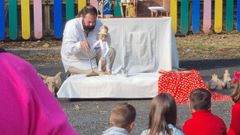 Actuaci�n del Festival de Entes Animados en Valdovi�o, en una imagen de archivo
