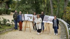 Presentaci�n de las obras en la Alameda de Allariz