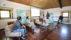 Inicio das xornadas na Misi�n Biol�xica de Galicia