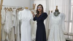 Bego�a, en su atelier Sommera