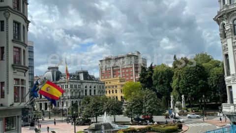 Plaza de la Escandalera de Oviedo.