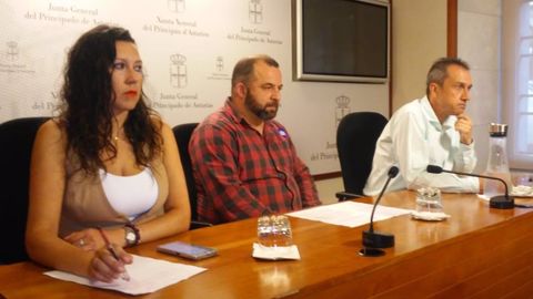 Nuria Rodr�guez, V�ctor Iglesias y Ovidio Zapico