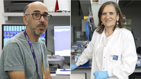 Los investigadores de la USC Faustino G&oacute;mez y Mar&iacute;a Jos&eacute; Alonso lideran los proyectos