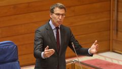 Feijoo llama a frenar el giro a la derecha de Casado y a �ensanchar� las bases del PP