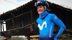 La ciclista asturiana, Alicia Gonz�lez