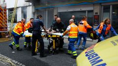 Incedio en un piso en Santa Cruz 