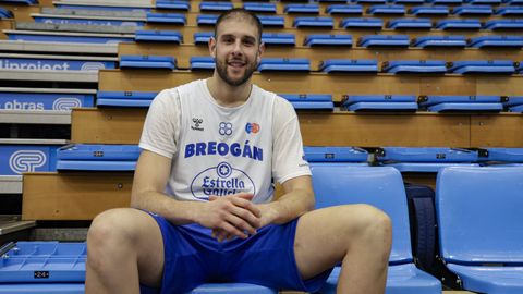 Iv&aacute;n Cruz, en el Pazo dos Deportes de Lugo