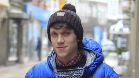 El secretario xeral de la Xuventudes Socialistas de Galicia, Aitor Bouza