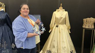 Josefina Campa�a, con su pieza Mar de Hielo 