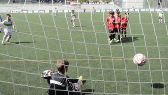 Imagen de arcivo de un partido de prebenjamines