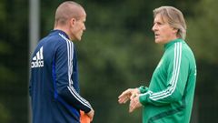 Lolo Gonz�lez y Sergio Egea charlan en El Requex�n