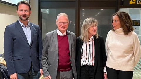 Diego Canga a su llegada al aeropuerto de Asturias