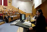 M�nica Pita agradeci� la asistencia que le ofrecieron en el hospital compostelano.
