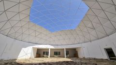 Los restos del parque de aventuras de Laza