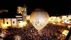 Suelta del globo de Betanzos