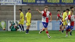 Imagen del Arousa-Pontevedra de esta temporada en la Divisi�n de Honor juvenil