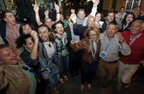 Mar�a Ramallo celebr� con su candidatura el triunfo del Partido Popular en Mar�n el 24-M. 