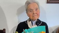 Dorinda M�ndez, centenaria de Bergondo