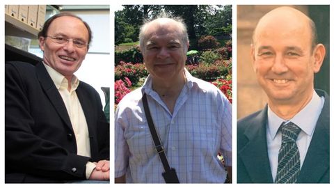 Bernardo Seoane, Agustn Romay y Rafael Reparaz