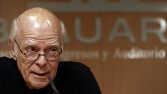 Quignard, en una charla sobre arte en Pamplona en el 2024