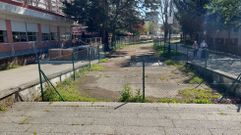 El r�o Gafos discurre por debajo de ese entorno del barrio pontevedr�s de Campolongo