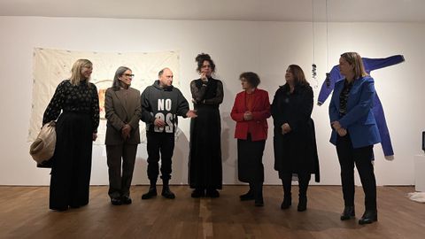 Inauguraci�n de la exposici�n de Sergio Marey en la Fundaci�n Granell