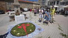 Alfombra por el Corpus, el pasado fin de semana 