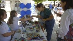 La primera feria infantil fue en mayo en la Praza Maior