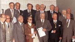 Homenaje del Colegio de Médicos a Ángela por su jubilación.