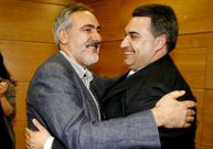 Cores Tour�s y Aragunde, en la toma de posesi�n del segundo.