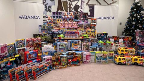 Campa�a de recogida de juguetes de Abanca y Afundaci�n