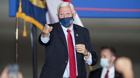 El vicepresidente Mike Pence