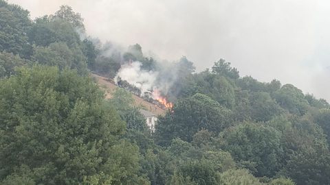Incendio en Samos.