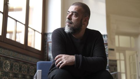 Ram�n Lluis Bande, en la sede del FICX