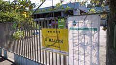 La licencia de obra ya est� colgada en la entrada de las instalaciones de la f�brica fenesa.