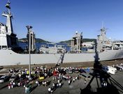 El �Cantabria�, en la fotograf�a, durante un atraque en las instalaciones de Navantia.