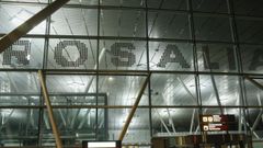 El aeropuerto Rosal�a de Castro de Santiago