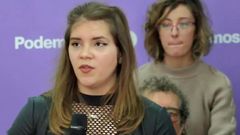 Martina, en un acto de su partido.