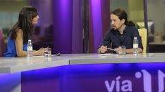 Entrevista a Pablo Iglesias en �V�a V�