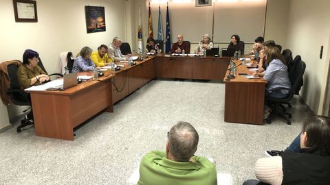 Pleno extraordinario celebrado este jueves por la maana en Guitiriz.