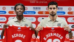 Presentaci�n de Hermoso y Achore como jugadores del CD Lugo