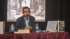 Imaxe de arquivo de Llovo presentando o seu libro �A salga no Son�